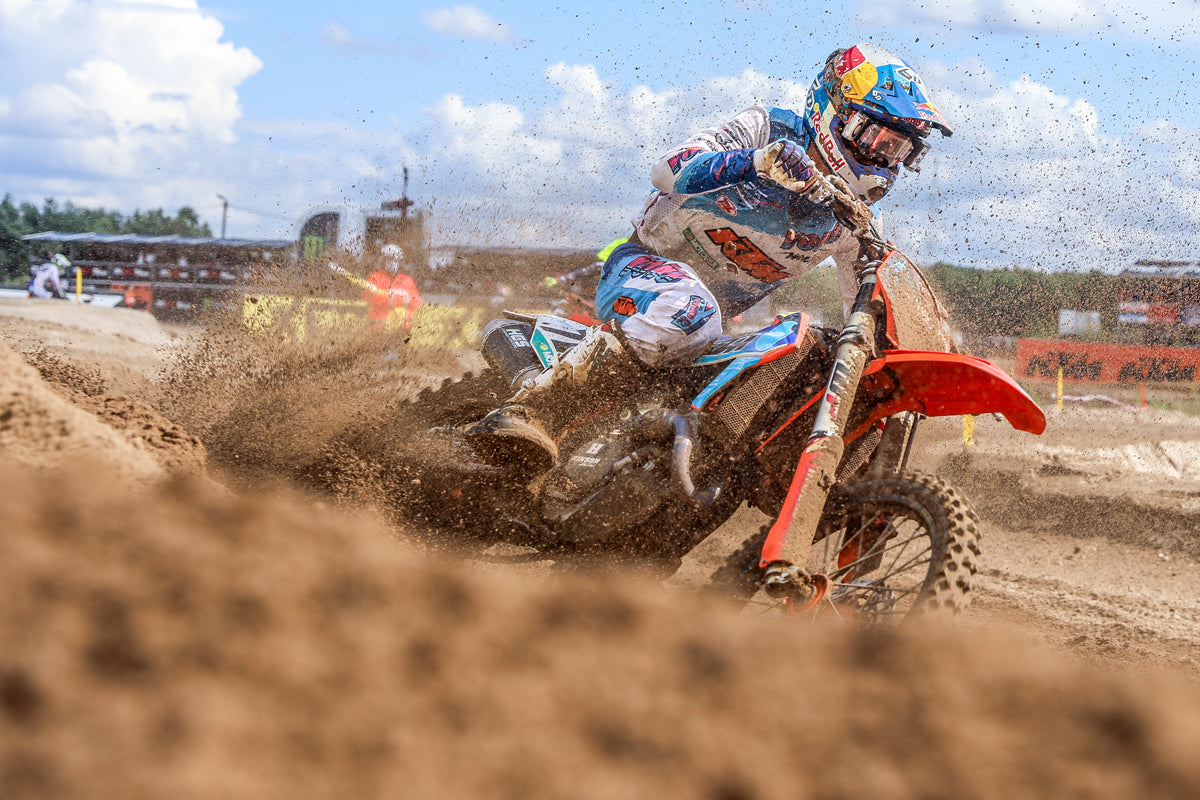 Liam shows perseverance in EMX250 Grand Prix Lommel