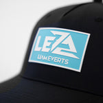 LE72 - Pet - Zwart - Blauw 3D-logo